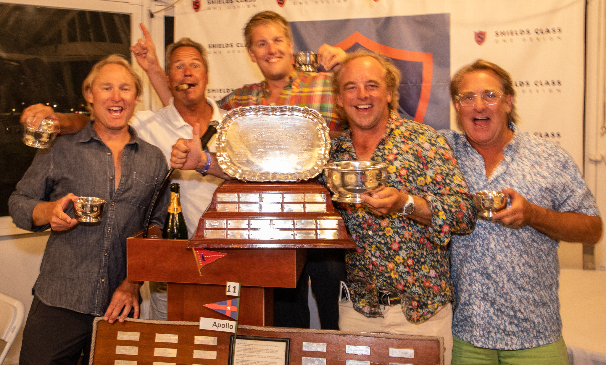 Shields National Championship Trophy and James B. Moore, Jr. Memorial Prize (Crew of Winning Yacht)